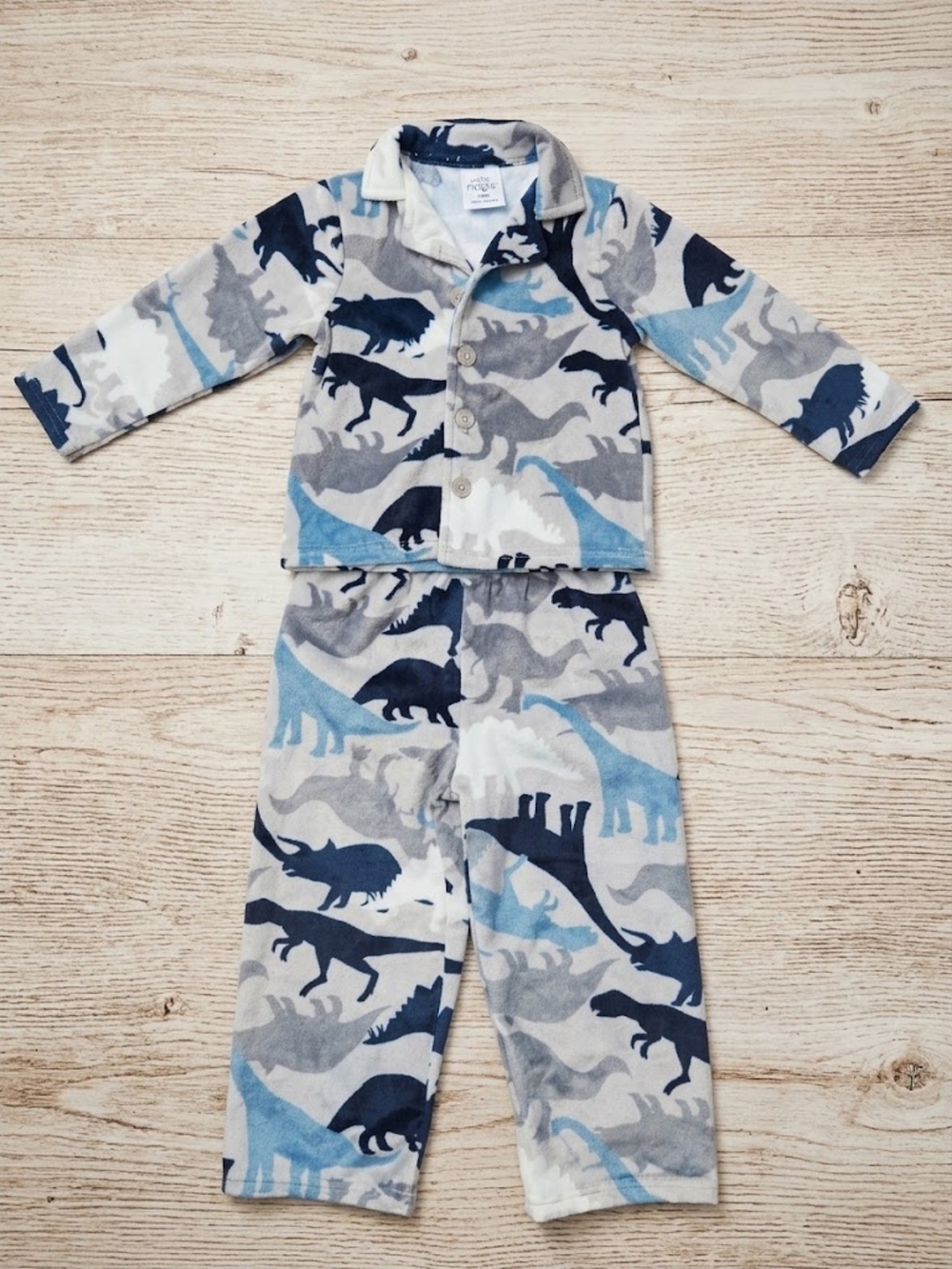 Little Ricky's Dinosaur Print Matching Set